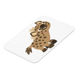 Cute Nyfiken Tecknad Hyena Flexible Magnet