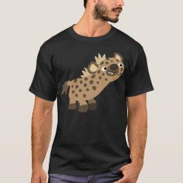 Cute Nyfiken Tecknad Hyena T-Shirt
