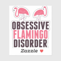 Cute Obsessivt Flamingo