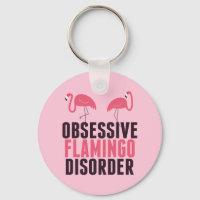 Cute Obsessivt Flamingo
