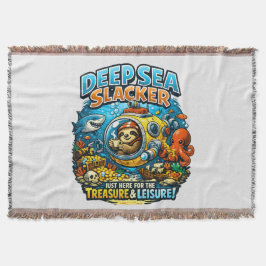 Cute Ocean Adventure Humor, Funny Sloth Diving art Filt