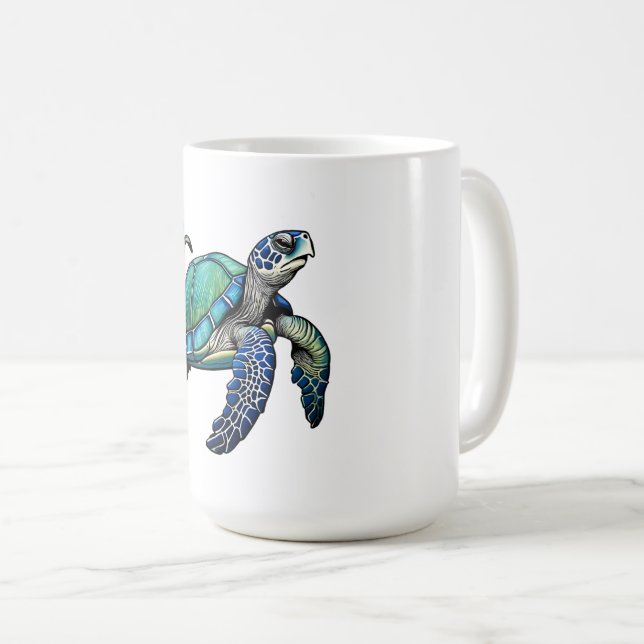 CUTE OCEAN SEA TURTLE KAFFEMUGG (Framsida höger)