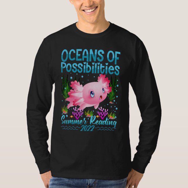 Cute Oceans of Posabilities, sommarbehandling 2022 T Shirt (Framsida)