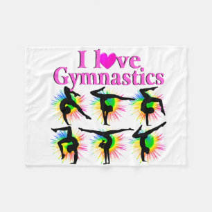 CUTE OCH ADORABLE GYMNAST FLEECEFILT