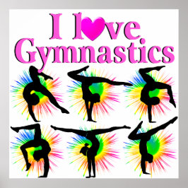 CUTE OCH ADORABLE GYMNAST POSTER