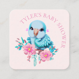 Cute och Adsible Blue Baby Parrot Tilläggskort