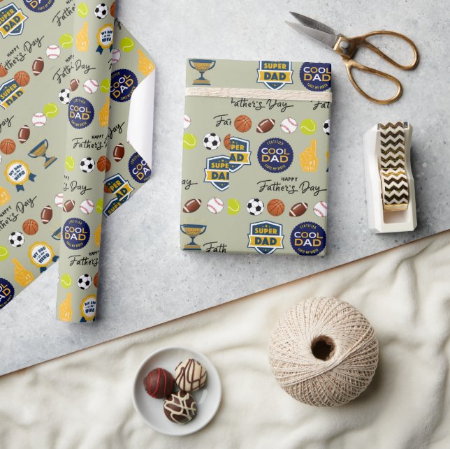 Cute och Adsible Fars dag Presentpapper (Hantverk)