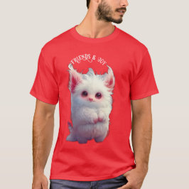 Cute och Adsible Fluffy Creature Fantasy T Shirt