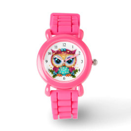 Cute och Adsible Kawaii Baby Uggla Armbandsur