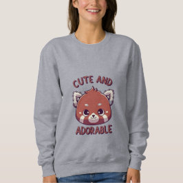 Cute och Adsible Red Panda T Shirt
