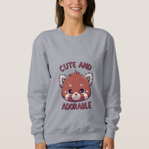 Cute och Adsible Red Panda T Shirt