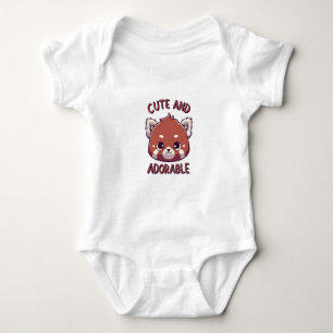 Cute och Adsible Red Panda T Shirt