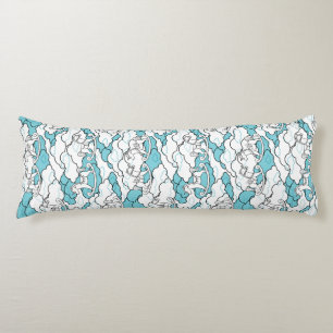 Cute och Adsible Rocking Horse Kroppskudde