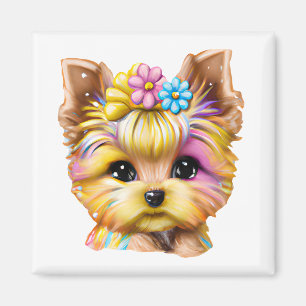 Cute och Adworthy Baby Yorkie Magnet
