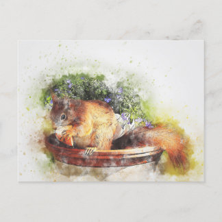 Cute och artig vykort