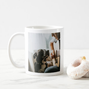 Cute och Charming Hund älskare Photo Mugg