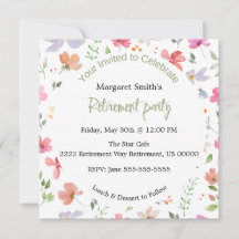 Cute och Chic Pension-partiets inbjudan