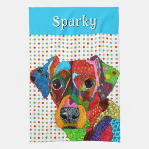 Cute och Colorful Blandras Kitchen Towel Kökshandduk