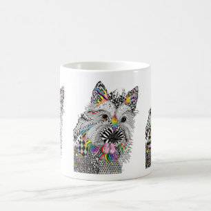 Cute och Colorful Cairn Terrier Mugg
