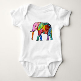 Cute och Colorful Elephant T Shirt