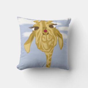 Cute och Colorful Giraffe Kudde