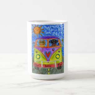 Cute och Colorful Hund & Cat Mugg