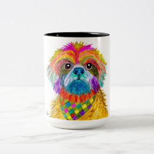 Cute och Colorful Shih Tzu Mugg