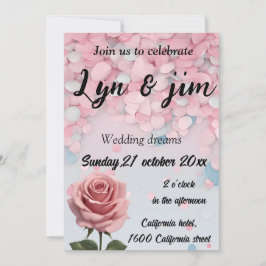 Cute och coola bröllop inbjudningar