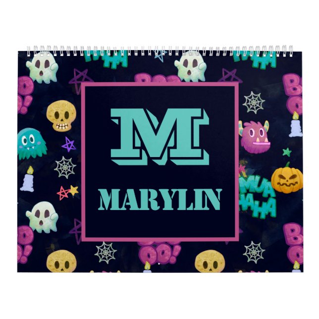 CUTE OCH CREEPY HALLOWEEN BACK TO SCHOOL KALENDER (Omslag)