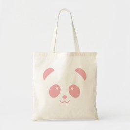 Cute och Cudda Rosa Panda Tote Bag Tygkasse