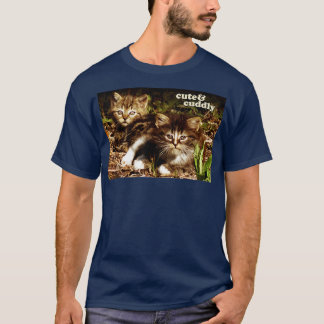 Cute och Cudely Vintage Kittensfull blödning T Shirt