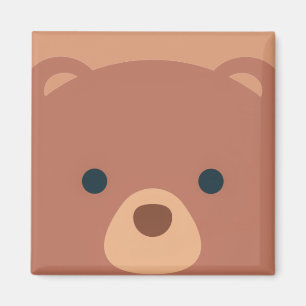 Cute och Cudly Brown Bear Magnet
