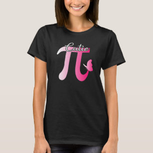 Cute och Cutie Pi Math Paj Butterfly Adsible Math T Shirt