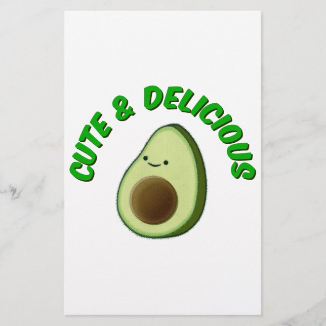Cute och Delivery Avocado (Framsida)