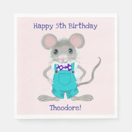 Cute och elegant med liten anpassningsbar för mus pappersservett