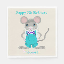 Cute och elegant med liten anpassningsbar för mus pappersservett