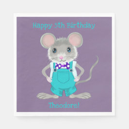 Cute och elegant med liten anpassningsbar för mus pappersservett