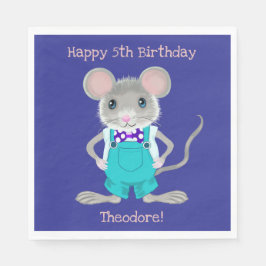 Cute och elegant med liten anpassningsbar för mus pappersservett