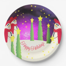 Cute och färglös Snögubbe