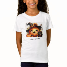 Cute och Festive Halloween Tee for Children
