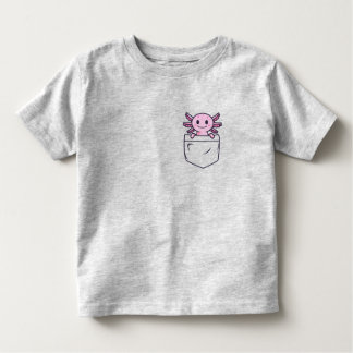 Cute och Funny Axolotl i fickan T-Shirt Classic R