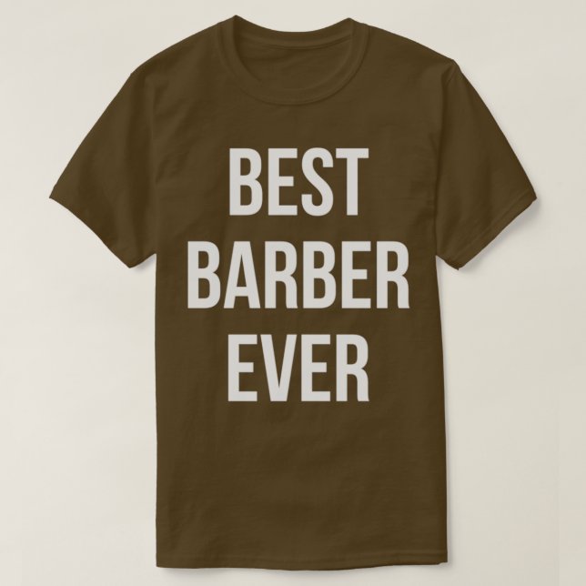 Cute och Funny Barber-design T Shirt (Design framsida)