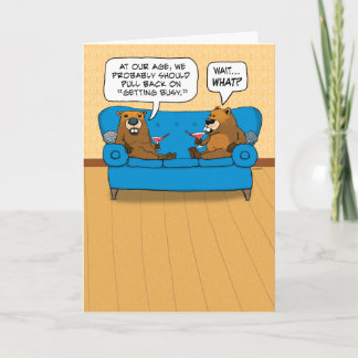 Cute och Funny Beavers slutar att bli upptagna på Kort