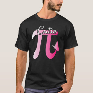 Cute och funny Cutie Pi Math Paj Butterfly Adorabl T Shirt