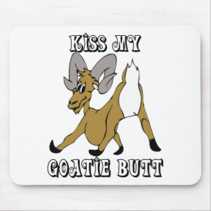 Cute och Funny Goat Mousepad Musmatta