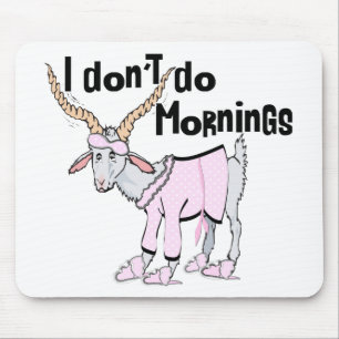 Cute och Funny Goat Mousepad Musmatta