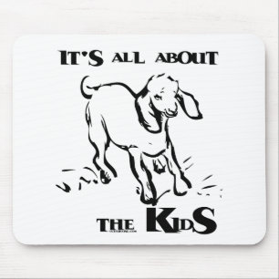 Cute och Funny Goat Mousepad Musmatta