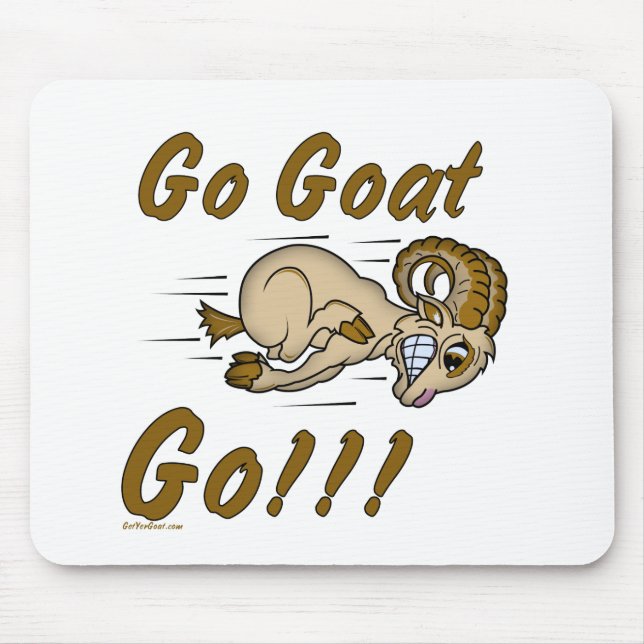 Cute och Funny Goat Mousepad Musmatta (Framsidan)