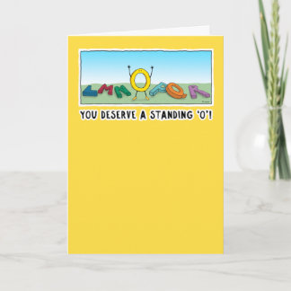 Cute och Funny Grattis Card Kort