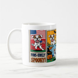 Cute och Funny Halloween Mugg med Hund